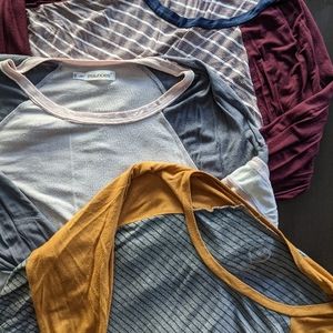 Three Baseball Tee shirts